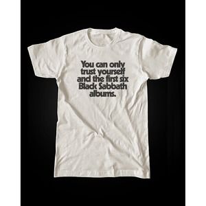 Ozzy Black Sabbath White Shirt